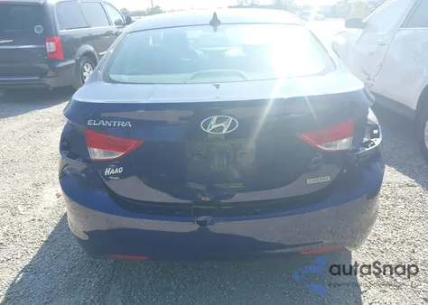 2012 Hyundai Elantra Limited z USA, uszkodzony, nr VIN 5NPDH4AE0CH094805